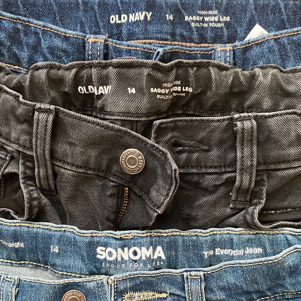 Girls size 14 jeans lot